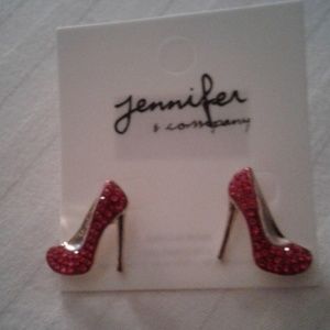 Spike heeled earrings